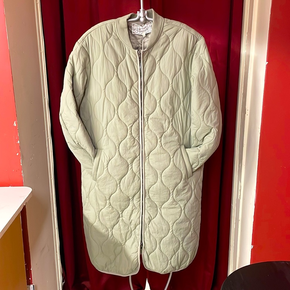 PINK MARTINI / ANYA QUILTED LONG JACKET